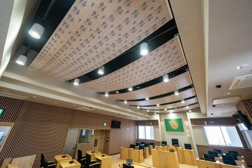「アーキキャンバス」膜天井 大宜味村議会場.jpg